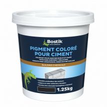 Pigment ciment 1.25kg/c6 - Noir 1,25 kg - Noir