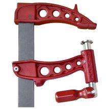 Piher - Schraubzwinge maxi R-30 cm 61030 Schiene 40 mm x 10 mm ergonomischer Griff