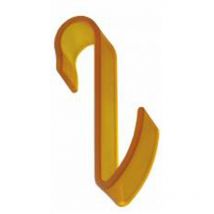 Shop appendino per termoarredo tubo orizzontale modello hook giallo - Pika
