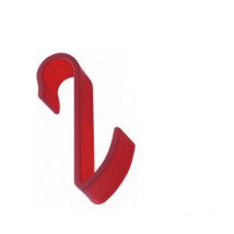 Shop appendino per termoarredo tubo orizzontale modello hook rosso - Pika