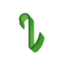 Shop appendino per termoarredo tubo orizzontale modello hook verde - Pika