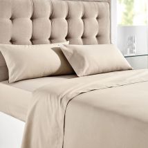 Sábana bajera ajustable de 100% algodón 135x190/200cm Pikolin Home
