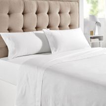 Drap-housse élastique 100 % coton respirant