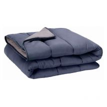 Nórdico de fibra bicolor de 300 gr/m² Gris - Cama 105/120 (180x220)