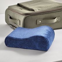 Almohada viscoelástica ergonómica de viaje 25x30cm Pikolin Home