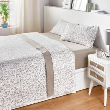 Juego de sábanas 100% algodón 150 hilos t 90x200cm Pikolin Home