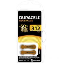 Pila audifono DA312 Duracell 96077573 6 pz