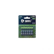 Pila GSC EcoPlus alcalina LR03 (aaa) (Pack de 6 unidades)