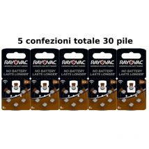 30 batterie pile apparecchio acustico protesi uditiva pila Rayovac PR312 312
