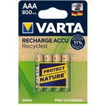 Varta - pila recargable accu aaa - LR03 800mA (blister 4 unid.) Ø10,5x44,5mm