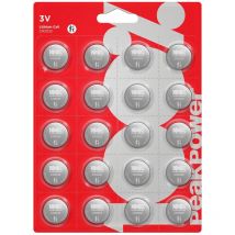 Pilas CR2032 20 Unidades 100% Peakpower