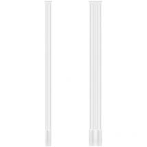 Hexim Perfect - Pilaster 93x32mm Wandreliefe Stuckdekor aus pu - stoßfest Perfect D1511:Kapitell