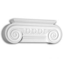 Profhome Decor - Pilaster capital Profhome 451201 Facade element Pilaster Facade moulding Ionic style white - white