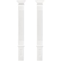 Pilastro 197x20mm Rilievo a muro in stucco in pu Grand Decor PL275: Albero