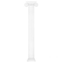Pilastro 250x30mm decorazione a stucco in rilievo su muro pu Perfetto D1518: Base