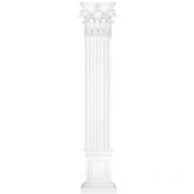 Pilastro 450x40mm decorazione a stucco in rilievo su muro pu Perfetto D1505: Capitale
