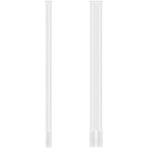 Pilastro 93x32mm decorazione a stucco in rilievo murale in pu Perfetto D1511: Capitale