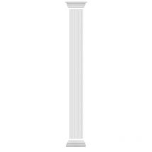 Pilastro colonna piatta facciata muro stucco pc dimensioni pc: Set completo, Taglia m - chiuso