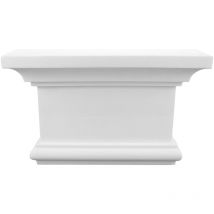 Pilastro colonna piatta facciata muro stucco pc dimensioni pc: Taglia s - chiusa, Base/capitali - possono essere utilizzati su entrambi i lati