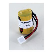Pile 3.6V lithium 1/2AA pour enregistreur Newsteo lom, lop