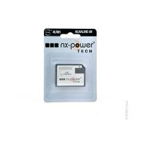 Pile alcaline blister x1 4LR61 Power Tech 6V 500mAh - NX