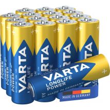 VARTA Piles Alcalines AA Longlife Power Lot De 16