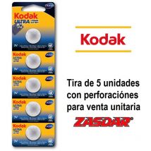 Pile bouton Kodak Ultra CR2025 (paquet de 5 blisters)