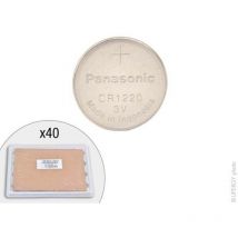 Panasonic - Pile bouton lithium CR1220/BN 3V 35mAh