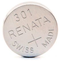 Renata / Swatch Group - Pile bouton oxyde argent 301 RENATA 1.55V 120mAh
