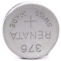 Swatch Group - Pile bouton oxyde argent 376 1.55V 27mAh - Renata