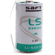 Saft - Pile lithium LS33600-CNR D 3.6V 17Ah T2