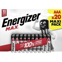 Pile LR3 (aaa) alcaline(s) Energizer Max 1.5 v 20 pc(s)