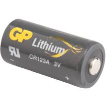 CR123AECO043C1 Pile photo CR-123A lithium 1400 mAh 3 v 1 pc(s) Y860112 - GP
