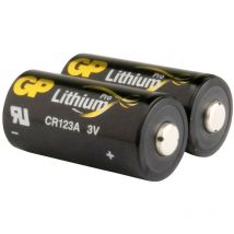 Gp Batteries - gp Battery gp cr 123A Lithium 3V CR17335 2Stk./VPE 10 - Battery - cr 123A/CR 17345 (070CR123AC2)