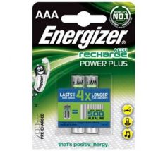 Pile rechargeable LR3 (AAA) NiMH Energizer Power Plus HR03 E300626500 700 mAh 1.2 V 2 pc(s)