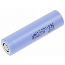INR18650-29E Pile rechargeable spéciale 18650 à tête plate, résiste aux températures élevées Li-Ion 3.6 v 2900 - Samsung