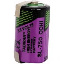 Hoffmann - Pile spéciale 1/2 LR6 (aa) lithium Tadiran Batteries SONSL750T cosses à souder en u 3.6 v 1100 mAh 1 pc(s)