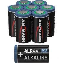 Piles alcalines 4LR44 6V (lot de 8) - Ansmann
