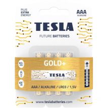 Piles alcalines Tesla AAA/LR03/1.5V 4PCS or+