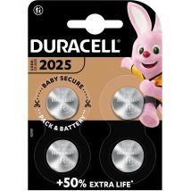 Duracell - Pile bouton cr 2025 3 v 4 pc(s) 165 mAh lithium Elektro 2025 S223272