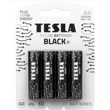 Pile alcaline Tesla noire+ LR6 B4 1.5V 4 pièces