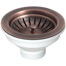 Lb Plast - Pileta cobre Ø114 para fregadero agujero Ø90 l.b. plast D550-70-COP cobre