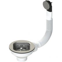 Piletta Basket Con Troppo Pieno Tondo e Cestello Quadrato - D67046Msm