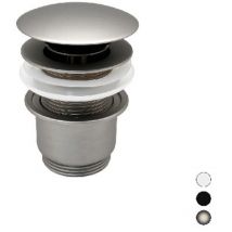 Piletta click-clack senza troppo pieno Misura: Nichel Spazzolato Opaco