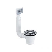 Piletta con cestello e troppo pieno diam. 70