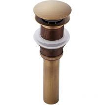 Lycxames - Piletta in ottone, salterello antico senza troppopieno, piletta per lavabo, doccia