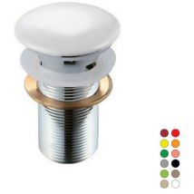 Piletta click-clack lavabo fancy senza troppo pieno Verde Foresta dh