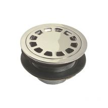 Piletta per doccia semplice sifonata da 1'1/4 in ottone Angeletti Alcide