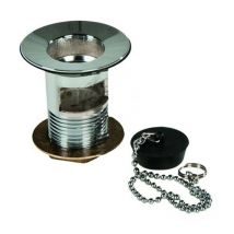 Piletta per lavabo sifonata da 1' in ottone Angeletti Alcide