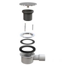 Piletta per piatti doccia trigono inox diam. 90